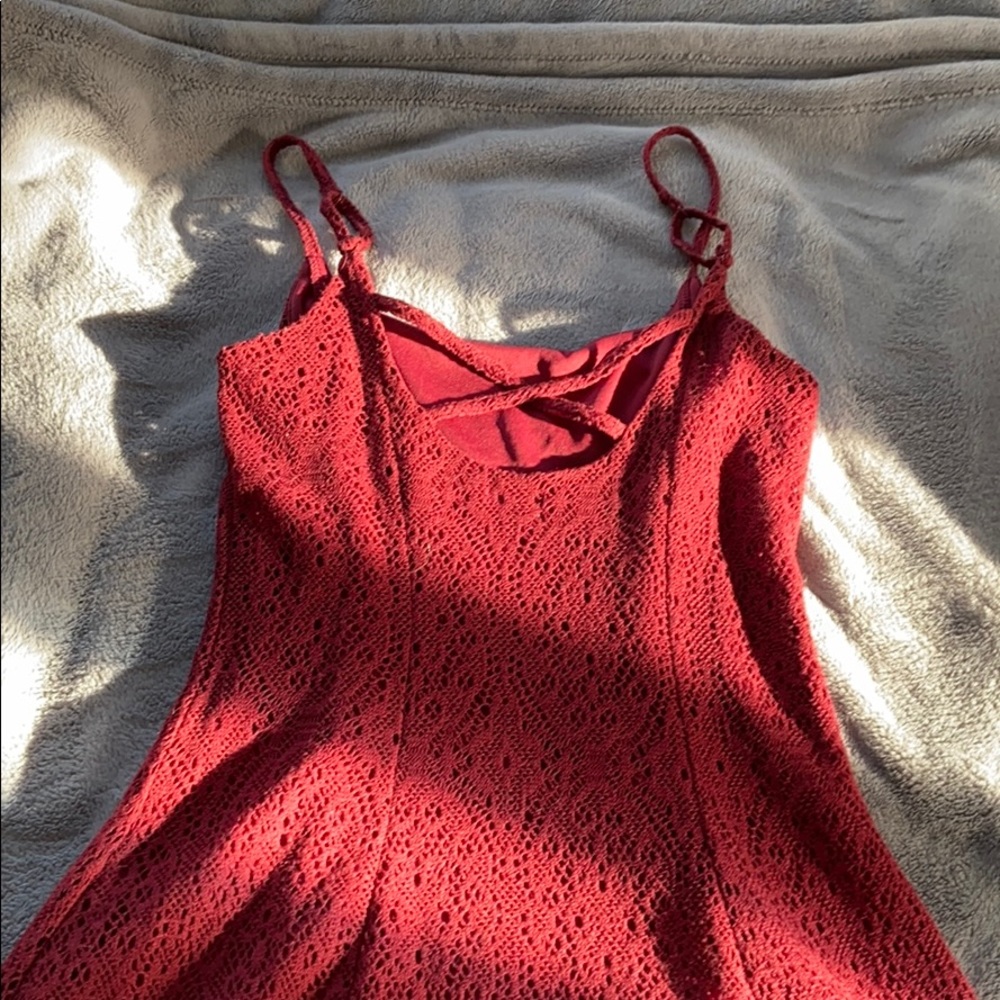 Garage Red Dress - Picture 3 of 4